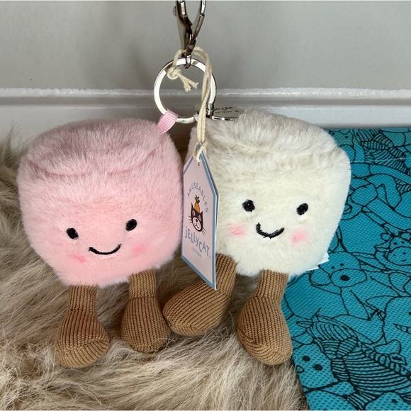 Jellycat Accessories - Jellycat Marshmallows Duo Bag Charms